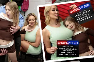 Stepmommy & stepdaughter-in-law get messy yon LP Office-holder in the back post for a cum-shotgun deep-cavity search