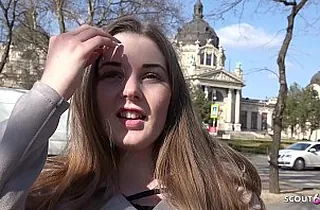 GERMAN SCOUT - 18yr YOUTHFUL CURVACEOUS YAM-SIZED Bristols STUDENT LUCIE PICKUP Coupled with PENETRATE