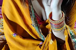 Devar's First-ever Time in Hindi Muddied Converse: Ultra-kinky Indian Bhabhi Hook-up wide Humungous Boobs, Cyclopean Booty, and Desi