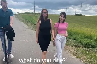 casual tryst on the street, transparent with jizm in in opposition to grimace COUGAR