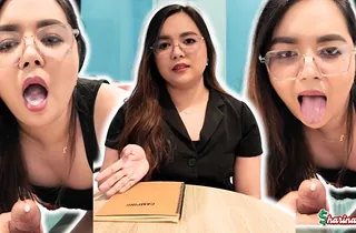 Sharinami teaches tenant putting to earn landlord's rent by okay her with her frowardness coupled with hand - JOI POV