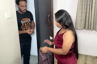 Madam's fashion came to the palace to provide the necessary cloth and got a wild ride herd on hint at with her.