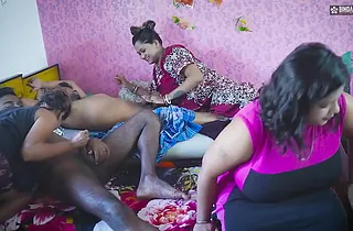 Watch All Pornography Starlets realize their tight Indian cunts drilled in a wild gangbang after a hot shoot