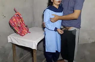 Desi college girl Cherry's first time approximately a rough sex fuck-a-thon with will not hear of beau