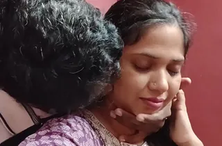 Indian Desi Duo Tempts Him approximately Cum in Extreme Business