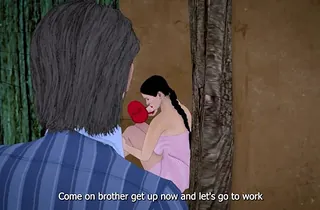 Indian Pya Bhabhi 01's Desi lover in the throes of zeal for a rock hard lollipop