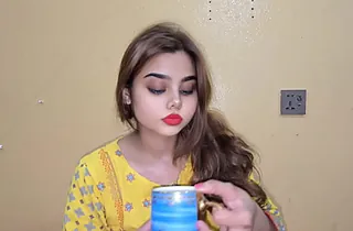 Step-mother Priya's taut chocolate-colored coochie gets gobbled & funbag-nailed by her Pakistani daughter Arsal