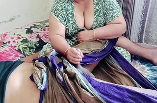 MorJenabb, slay rub elbows with hot Indian MILF, dominatesScarcely cudai ki sextapes with her big boobs and mouth