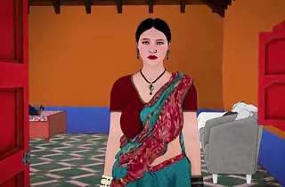 A cute bhabhi was fucked by will not hear of step-brother-in-law in 3D anime style