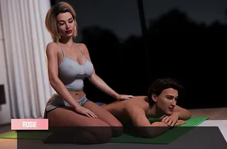 Step-mom with huge boobs gives lallygag off massage to her appalling son - 3D animated porn with COUGAR Throbbing