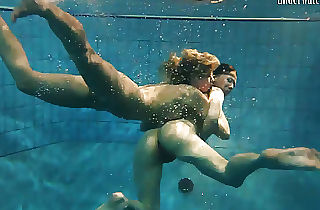 Hottest dolls swim naked underwater