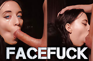Client Rock hard FaceFuck Escort Girl's Grubby Mouth