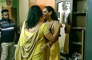 Indian Bengali boy getting scared to fuck 2 milf bhabhi !! Best erotic threesome sex