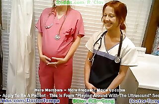 9 Month Pregnant Nurse Nova Maverick Let Doctor Tampa & Nurse Stacy Shepard Play Around With The New Ultrasound Machine!