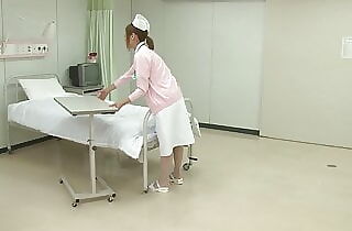 Hot Japanese Nurse gets banged at polyclinic bed by a horny patient!