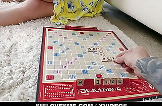 Sis Loves Me - Frisky Teen Cheats Stepbro In Game of Scrabble And Gets Her Pussy Pounded