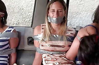 9 Latina Schoolgirls Strapped And Gagged Inside Truck