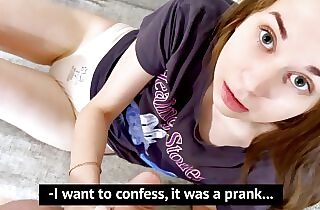 The prank with hot pepper in her panties got out of control.